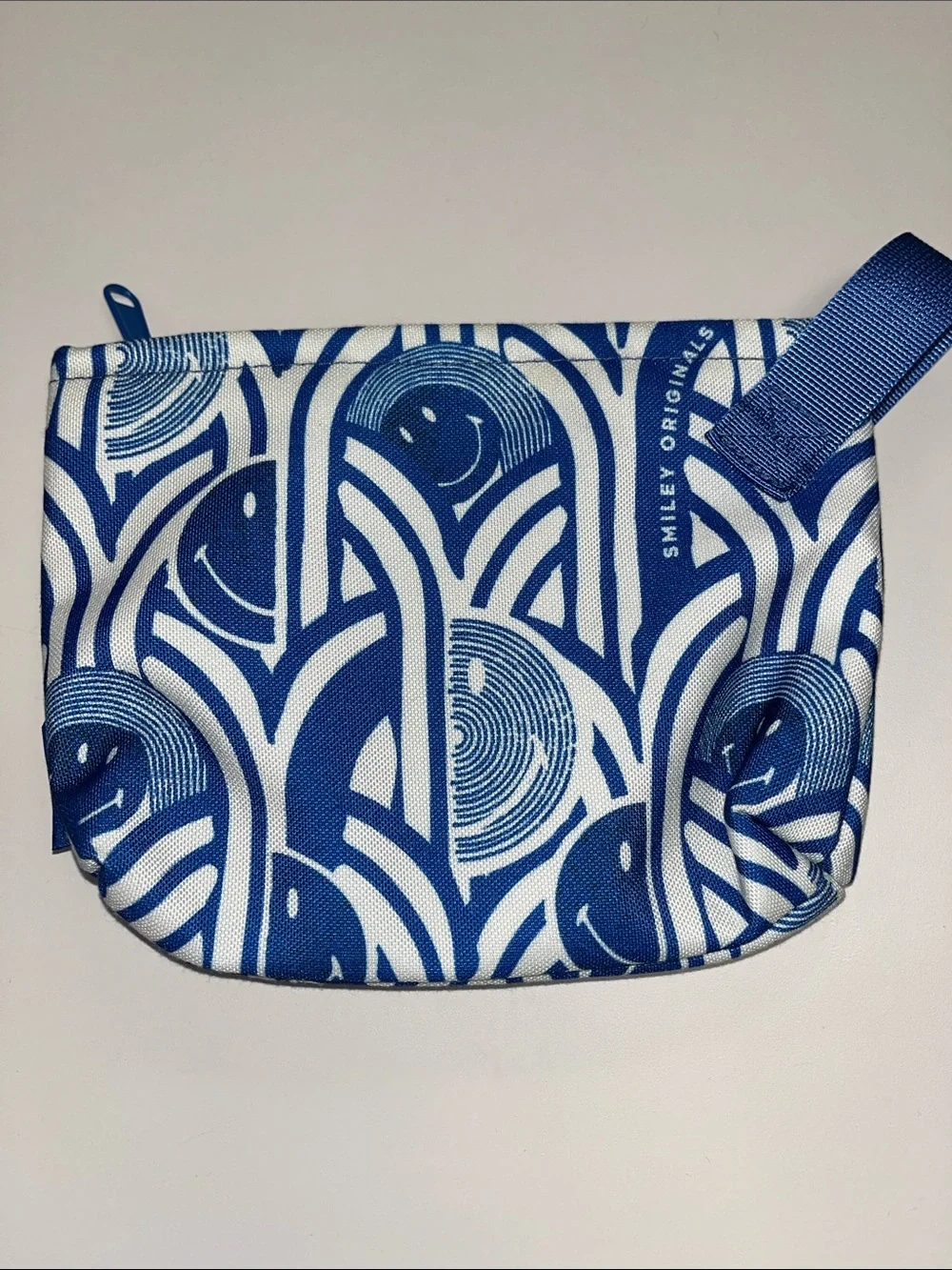 Starlux Blue Patterned Cosmetic Pouch